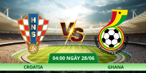 Nhận Định Croatia – Ghana Vào Lúc 04:00 Ngày 28/06 | 3 Điểm Sống Còn