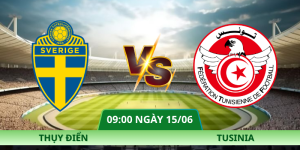 Nhận định Thụy Điển – Tunisia vào lúc 09:00 ngày 15/06