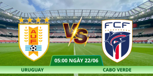 Nhận định Uruguay – Cabo Verde vào lúc 05:00 ngày 22/06