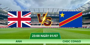 Nhận Định Anh – CHDC Congo Vào Lúc 23:00 Ngày 01/07 Vòng 32 Đội